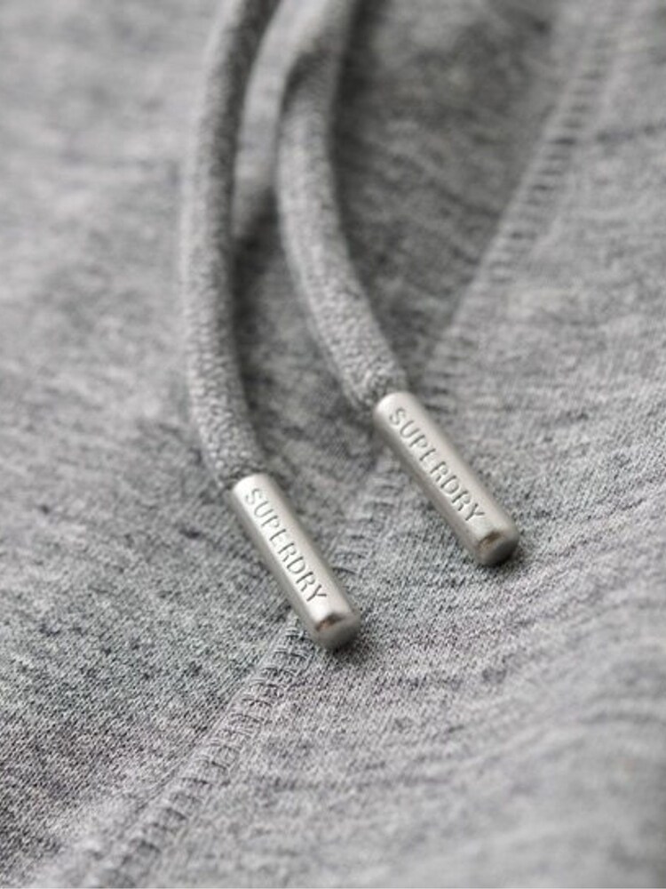 Superdry Grey Essential Logo 100% Cotton Joggers - Image 5 of 6