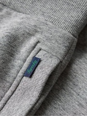 Superdry Grey Essential Logo 100% Cotton Joggers - Image 6 of 6