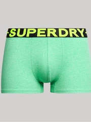 Superdry Blue Cotton Trunks 3 Pack - Image 5 of 6