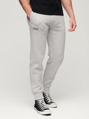 Superdry Grey Chrome Essential Logo Joggers - Image 1 of 6