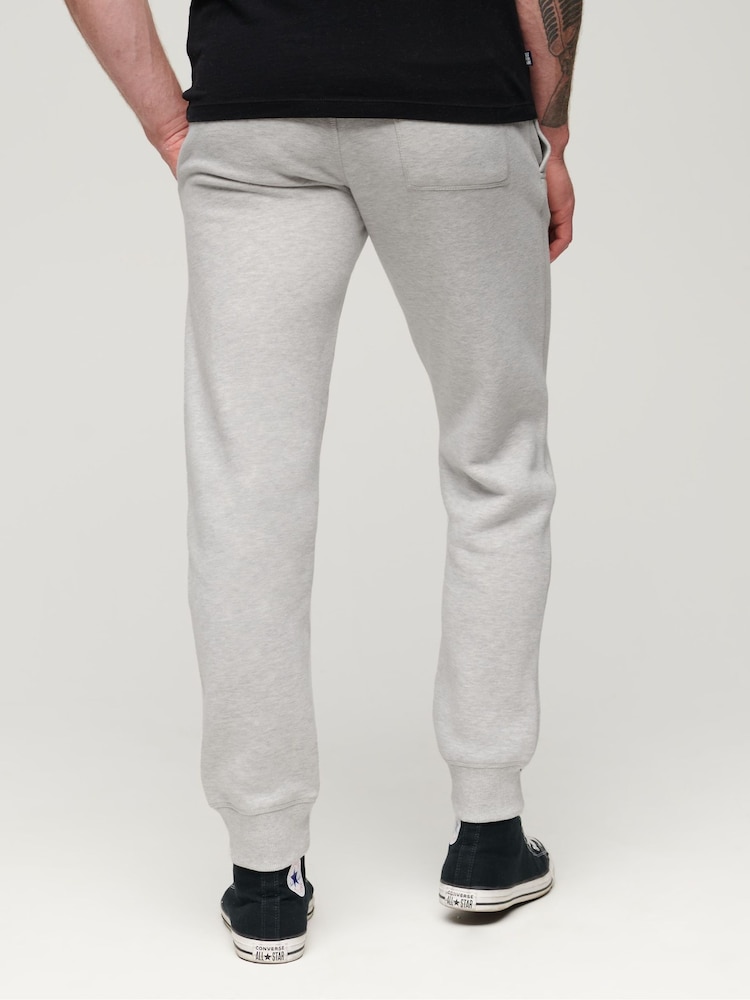 Superdry Grey Chrome Essential Logo Joggers - Image 2 of 6