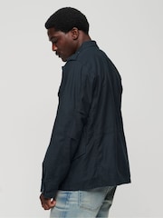 Superdry Blue The Merchant Store Field 100% Cotton Jacket - Image 11 of 15