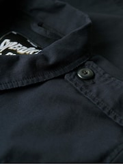 Superdry Blue The Merchant Store Field 100% Cotton Jacket - Image 12 of 15