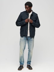Superdry Blue The Merchant Store Field 100% Cotton Jacket - Image 13 of 15