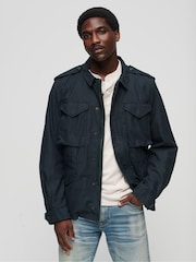 Superdry Blue The Merchant Store Field 100% Cotton Jacket - Image 15 of 15