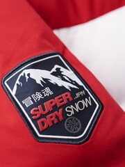 Superdry Red Ski Radar Pro Puffer Jacket - Image 5 of 6