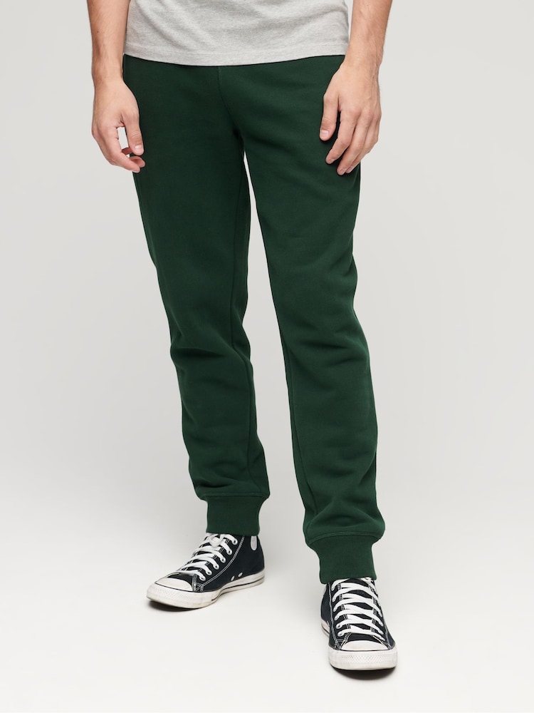 Superdry Dark Green Essential Logo Joggers - Image 1 of 6