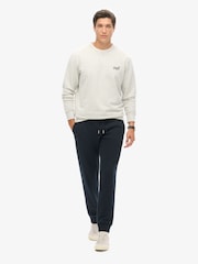 Superdry Dark Blue Essential Logo Joggers - Image 1 of 8