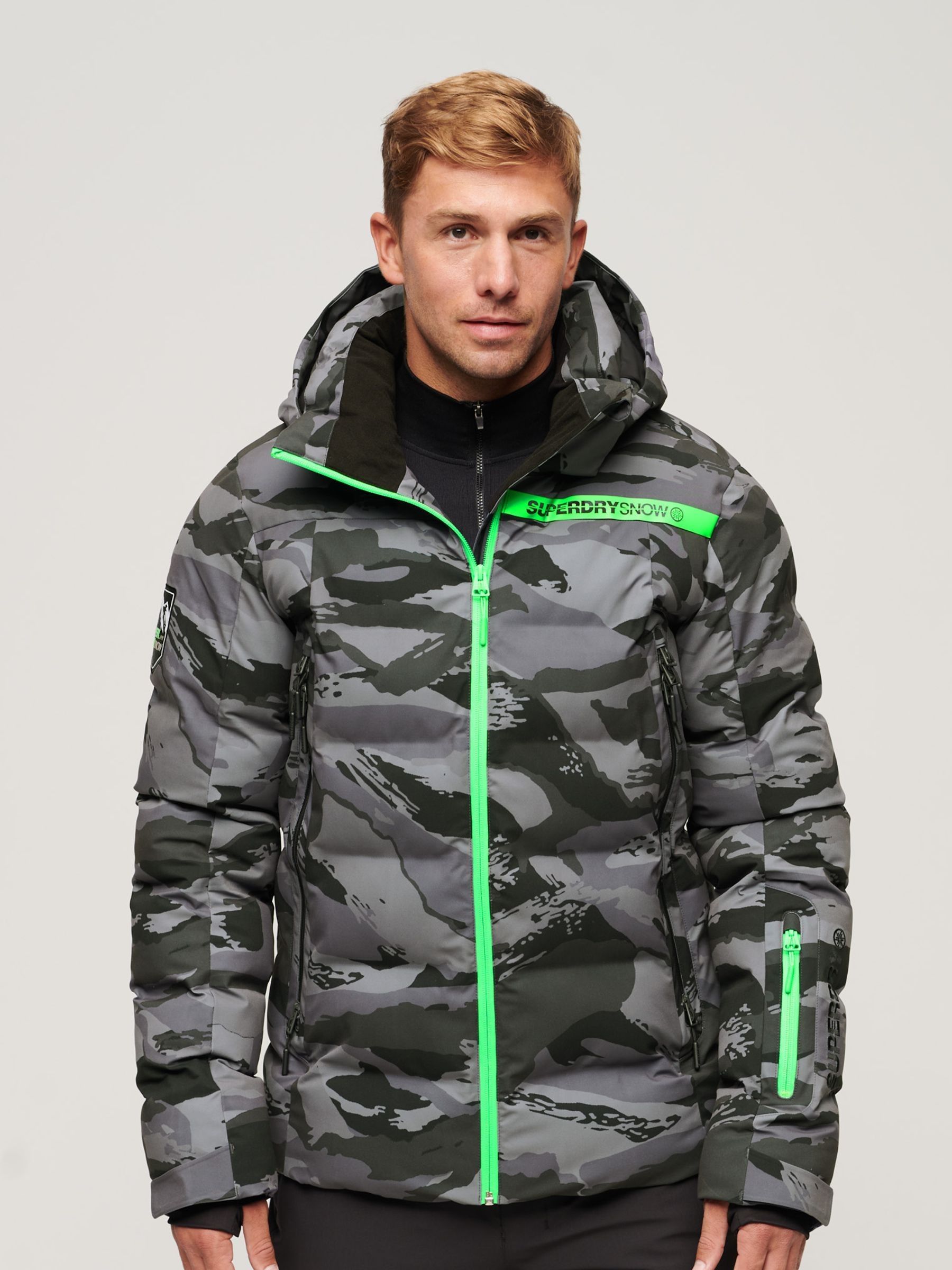 Buy Superdry Grey Ski Radar Pro Puffer Jacket from Next Luxembourg