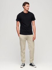 Superdry Off White Essential Logo Joggers - Image 2 of 6