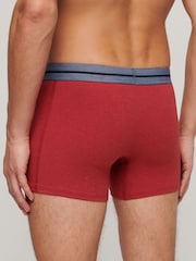 Superdry Red/Pink Boxer Shorts 3 Pack - Image 6 of 8