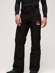 Superdry Black Slim Ski Trousers - Image 1 of 4