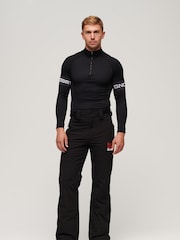 Superdry Black Slim Ski Trousers - Image 2 of 4