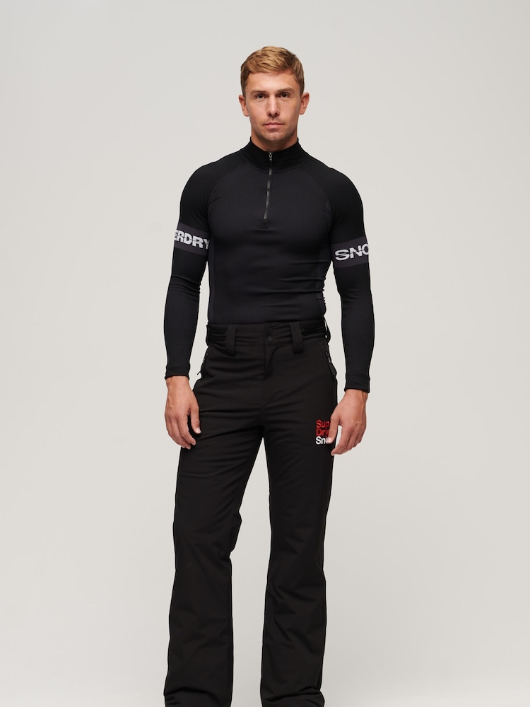 Superdry Black Slim Ski Trousers - Image 2 of 4