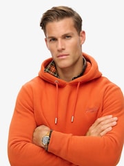 Superdry Orange Essential Slim Fit Logo Hoodie - Image 10 of 15