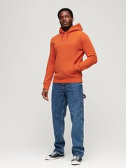 Superdry Orange Essential Slim Fit Logo Hoodie - Image 2 of 15