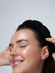 Brush Works Cloud Terry Cloth Makeup Headband - Image 5 of 5