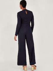 Monsoon Blue Toria Trim Jumpsuit - Image 2 of 5