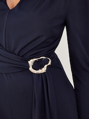 Monsoon Blue Toria Trim Jumpsuit - Image 4 of 5