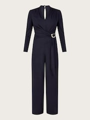 Monsoon Blue Toria Trim Jumpsuit - Image 5 of 5