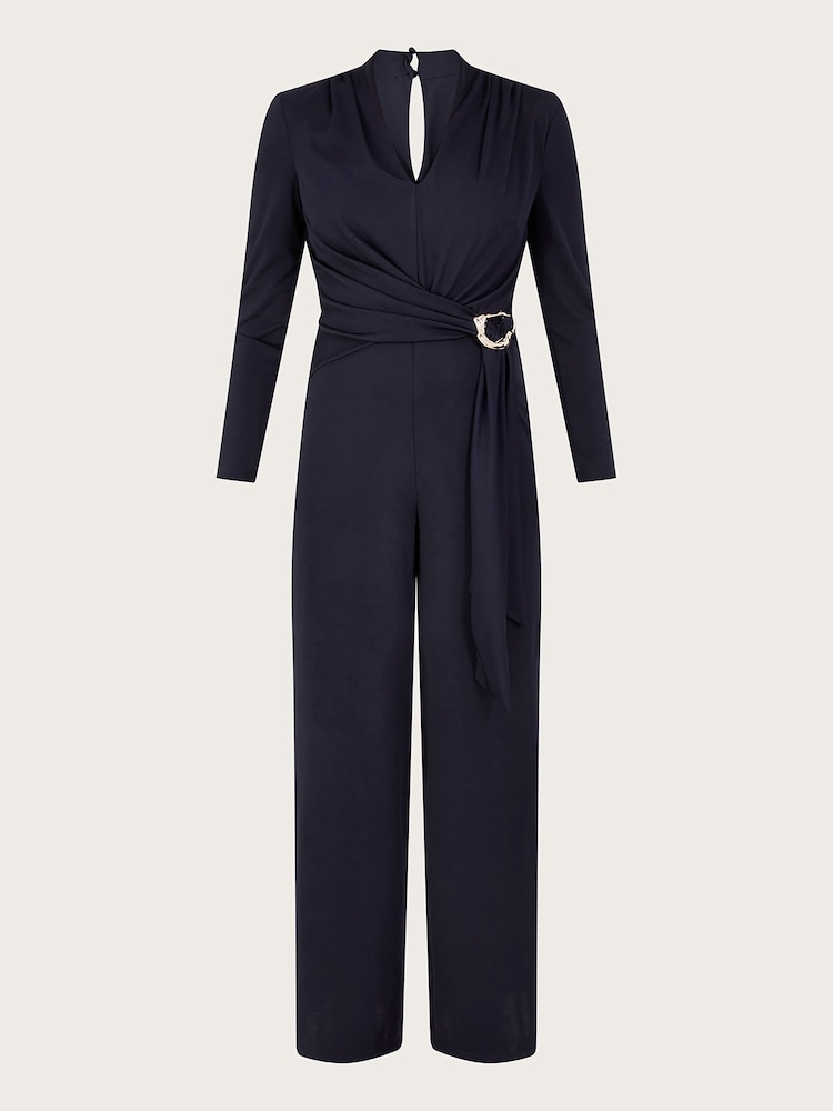 Monsoon Blue Toria Trim Jumpsuit - Image 5 of 5