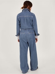 Monsoon Blue Etta Wide-Leg Jumpsuit - Image 2 of 5