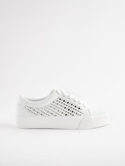 Bela - Forever Comfort® Lakirane trenirke z laserskim rezom - Slika 3 iz 7