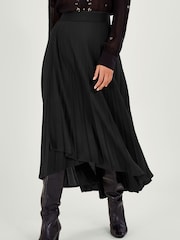 Monsoon Black Parly Pleated Skirt - Image 1 of 5
