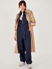 Monsoon Blue Ally Zip-Up Jumpsuit - Image 2 of 3