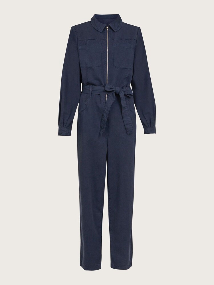 Monsoon Blue Ally Zip-Up Jumpsuit - Image 3 of 3