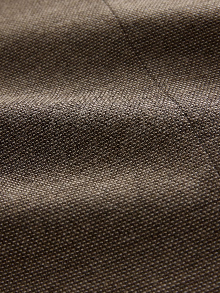 Bruin - Normale Pasvorm - Modieuze blazer met textuur - Image 10 of 11