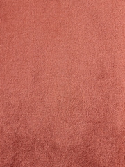 Rust Brown Slim Fit Self Lapel Velvet Blazer - Image 10 of 10