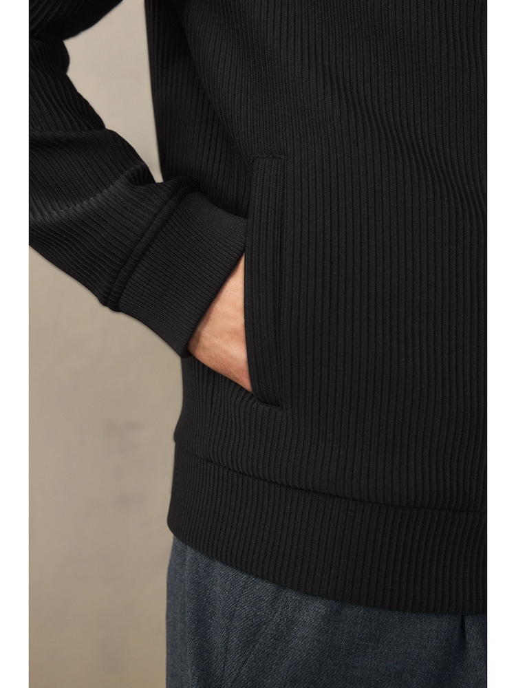 Black EDIT Smart Bomber Jacket - Image 2 of 10