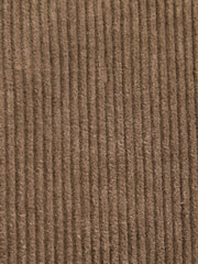 Neutral Brown Regular Fit Textured Corduroy Blazer - Image 11 of 11