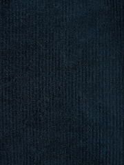 Navy Blue Regular Fit Textured Corduroy Blazer - Image 10 of 10