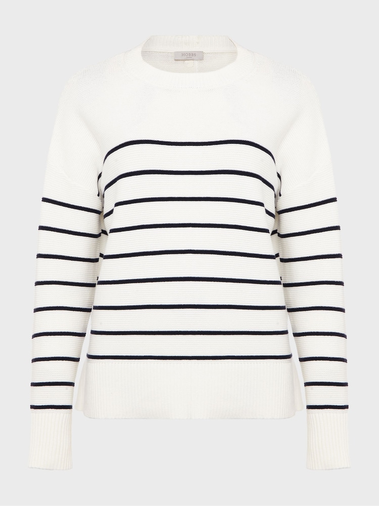 Hobbs White 100% Cotton Ruby Jumper - Image 5 of 5 Hobbs White 100% Cotton Ruby Jumper - Image 5 of 5
