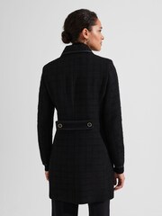 Hobbs Black Tweed Elaine Coat - Image 2 of 4