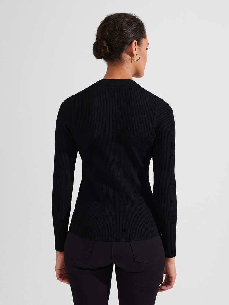 Hobbs Black Kaya Jumper - Image 2 of 4 Hobbs Black Kaya Jumper - Image 2 of 4