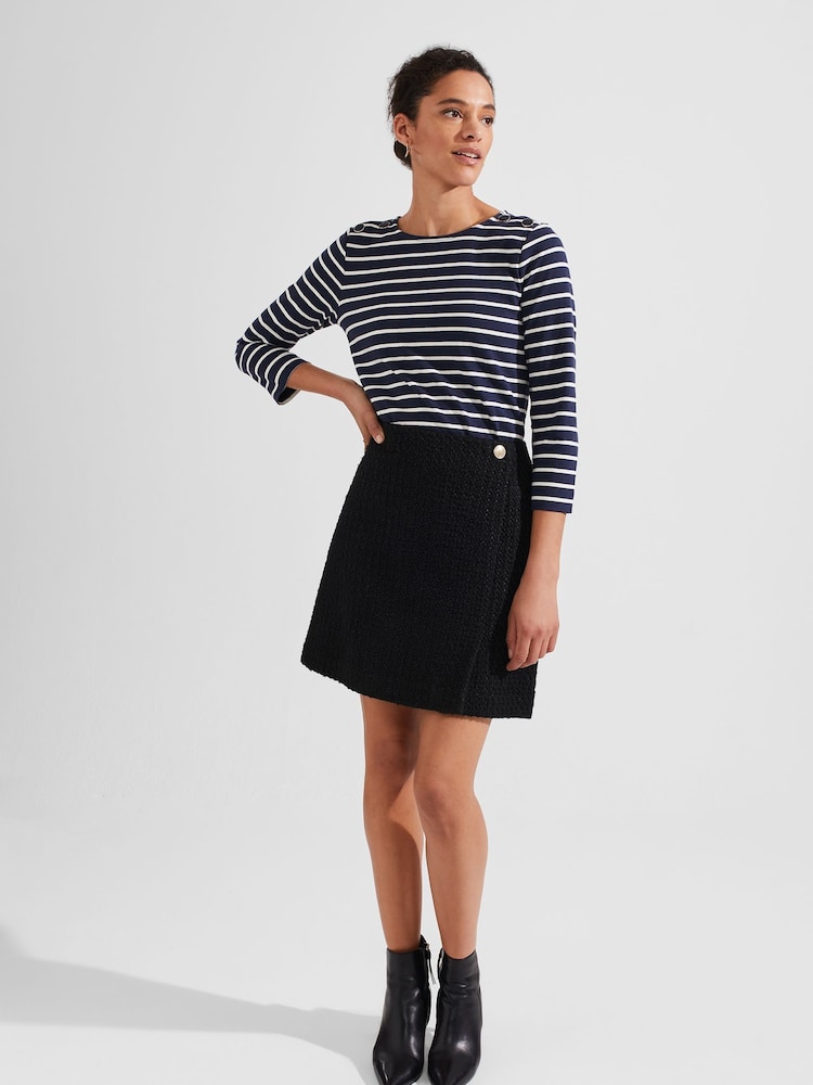 Hobbs Black Knit Emmy Skirt - Image 1 of 4 Hobbs Black Knit Emmy Skirt - Image 1 of 4