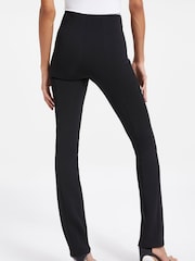 Good American Black Scuba Slim Flare Trousers - Image 2 of 7