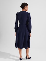 Hobbs Blue Dress - Image 2 of 4