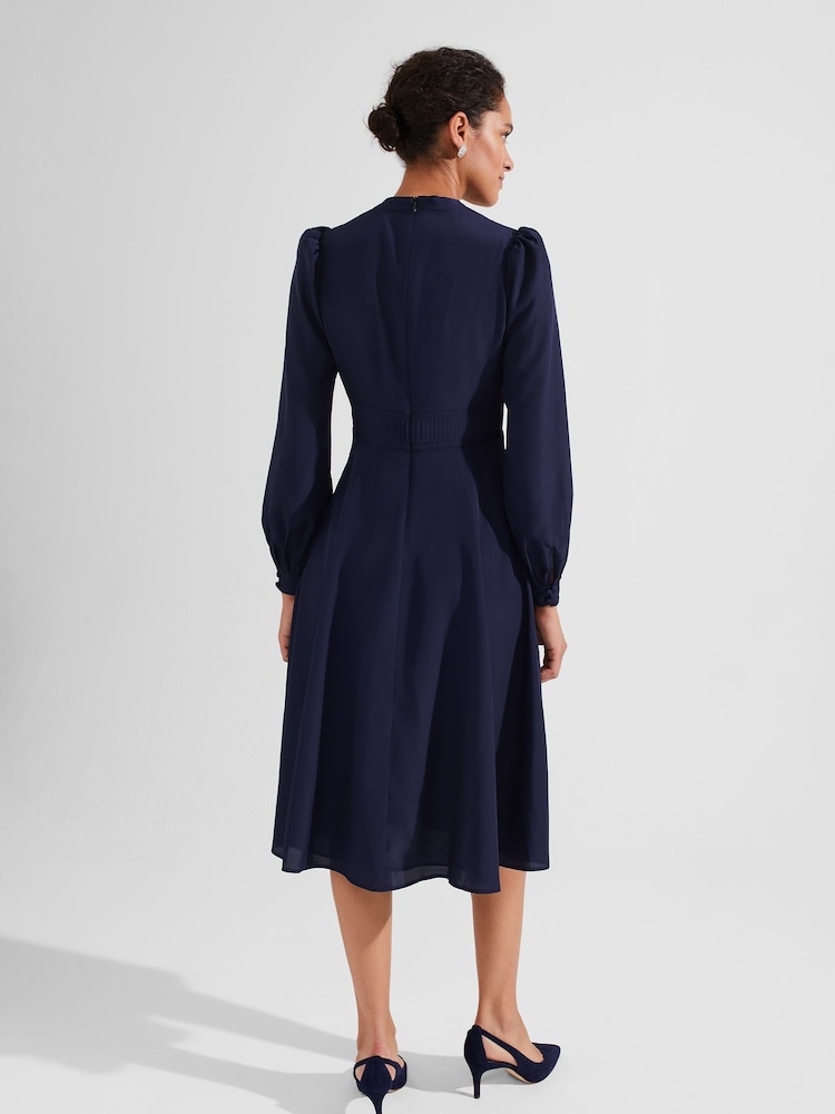 Hobbs Blue Dress - Image 2 of 4