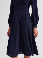Hobbs Blue Dress - Image 3 of 4