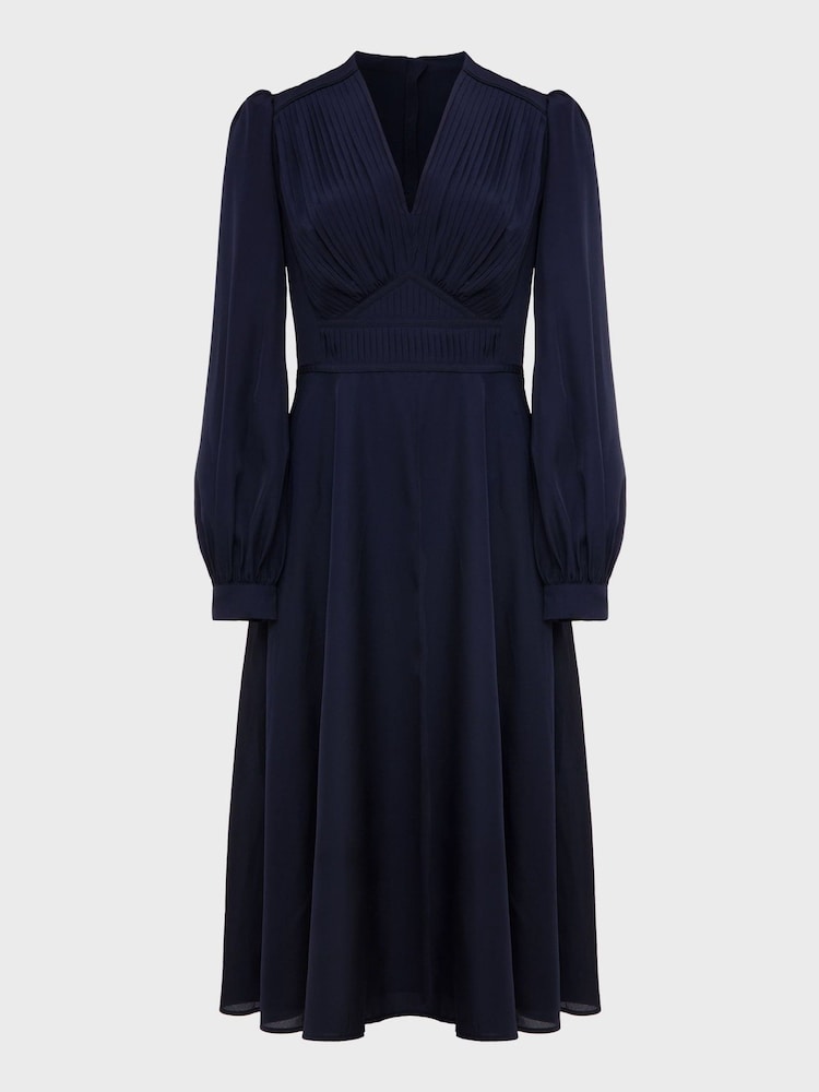 Hobbs Blue Dress - Image 4 of 4