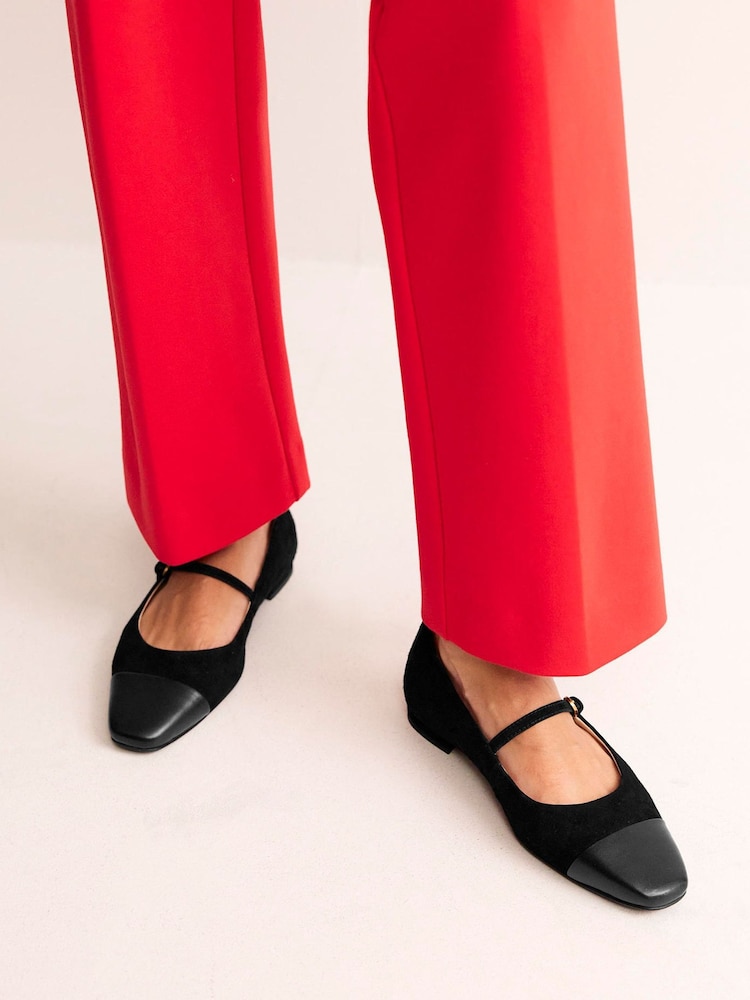 Boden Black Mary Jane Flats - Image 1 of 4