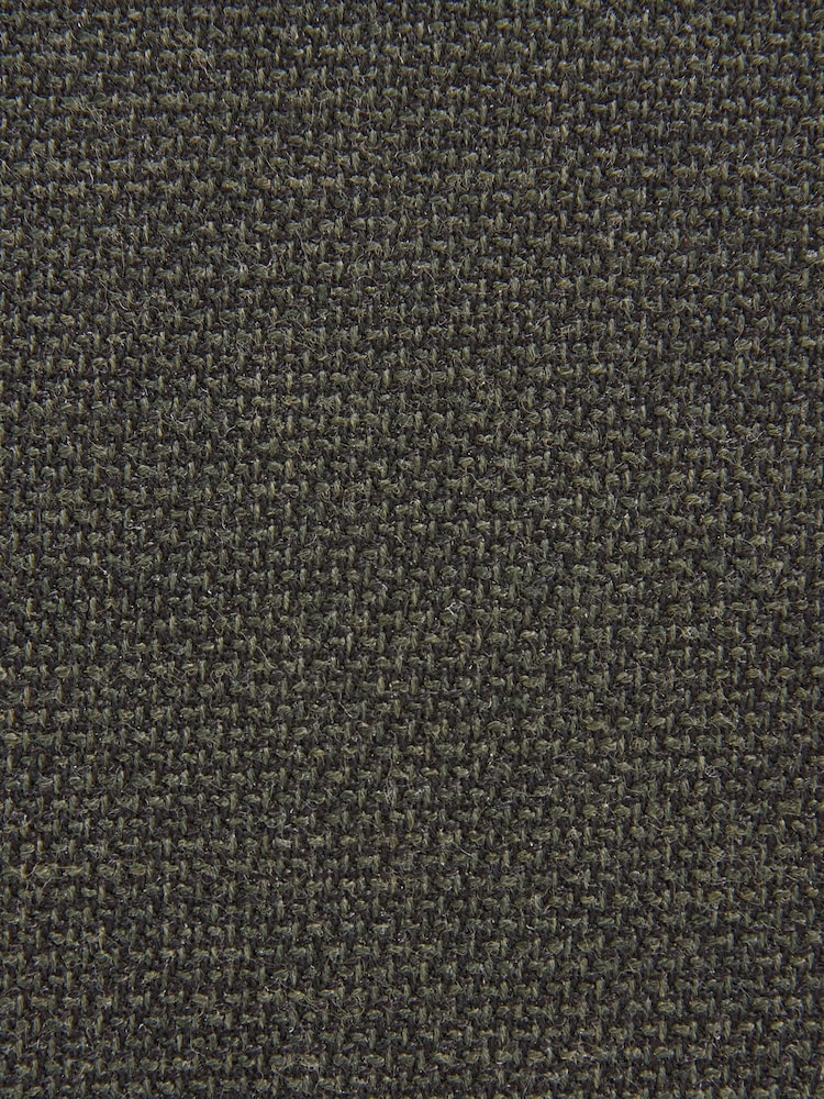 Khaki Green Regular Fit Textured Smart Blazer - Image 11 of 11