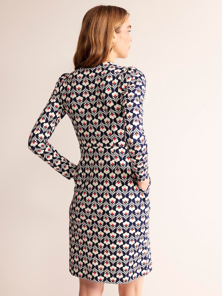 Blau - Boden Petite Penelope Jersey-Kleid - Bild 2 von 5