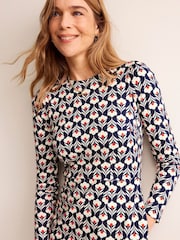Blau - Boden Petite Penelope Jersey-Kleid - Bild 4 von 5