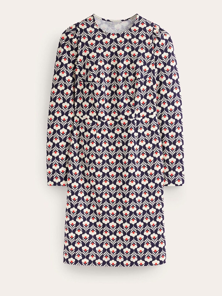 Blau - Boden Petite Penelope Jersey-Kleid - Bild 5 von 5
