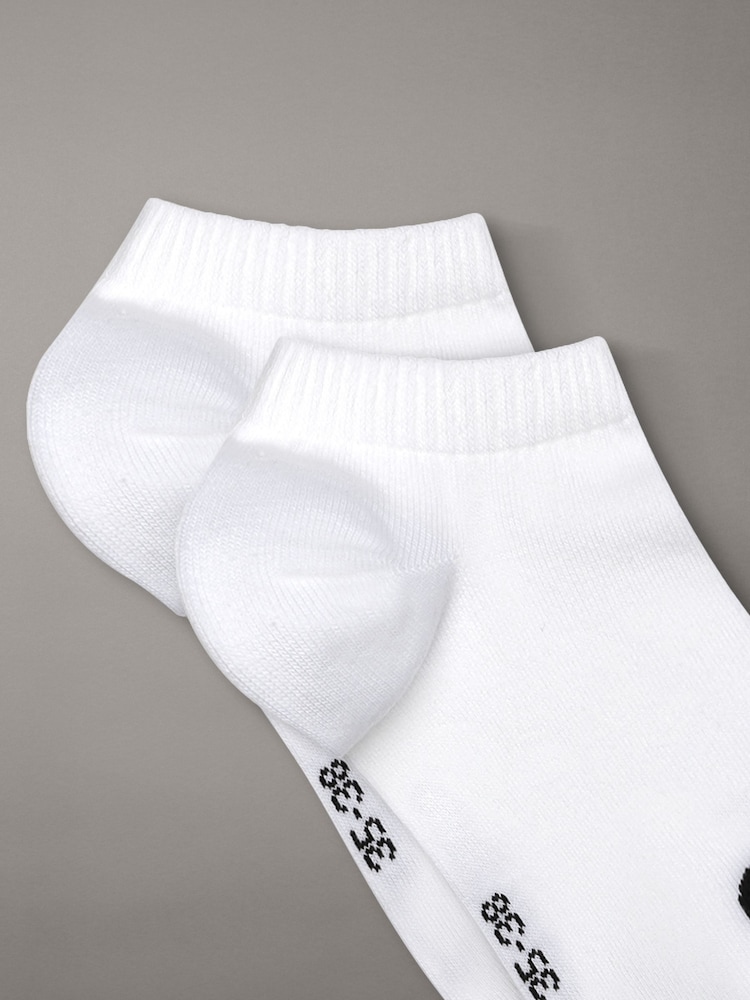 Ақ - Calvin Klein Trainer Socks 2 Pack - 3суретінің 2 суреті